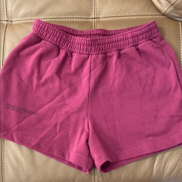 Pangaia Pants - Pangaia Comfortable Burgundy Women's Shorts M
